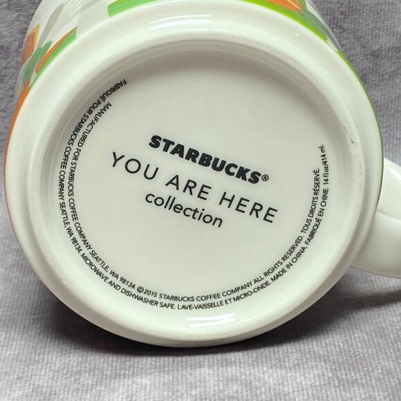 Starbucks 2015 You Are Here Collection Dallas Mug 14oz Ceramic Coffee Cup - Picture 9 of 11